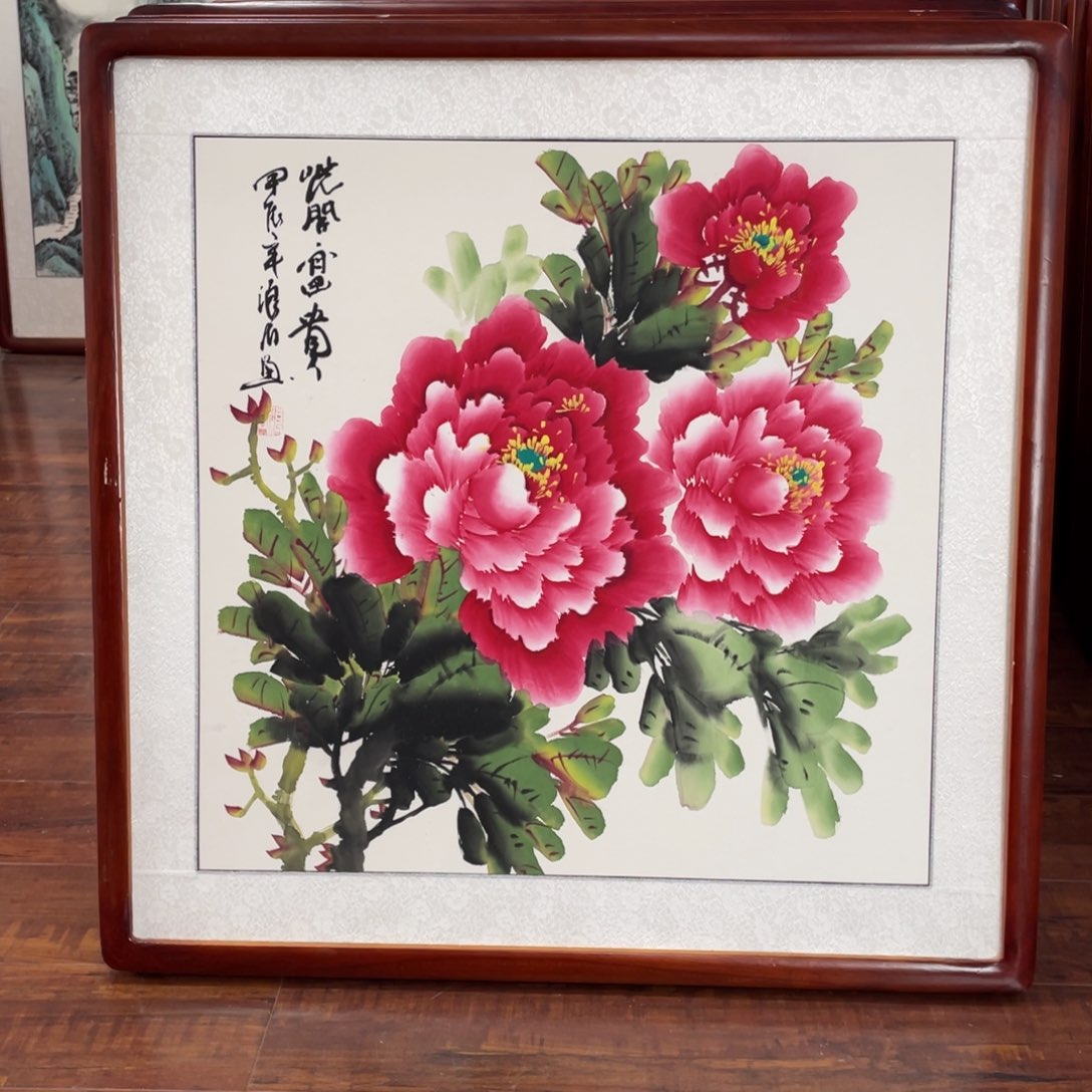 国画带框尺寸63*63厘米