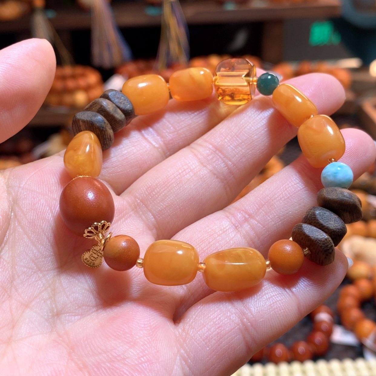 【闪购商品】手串蜜蜡未镶嵌蜜蜡手串