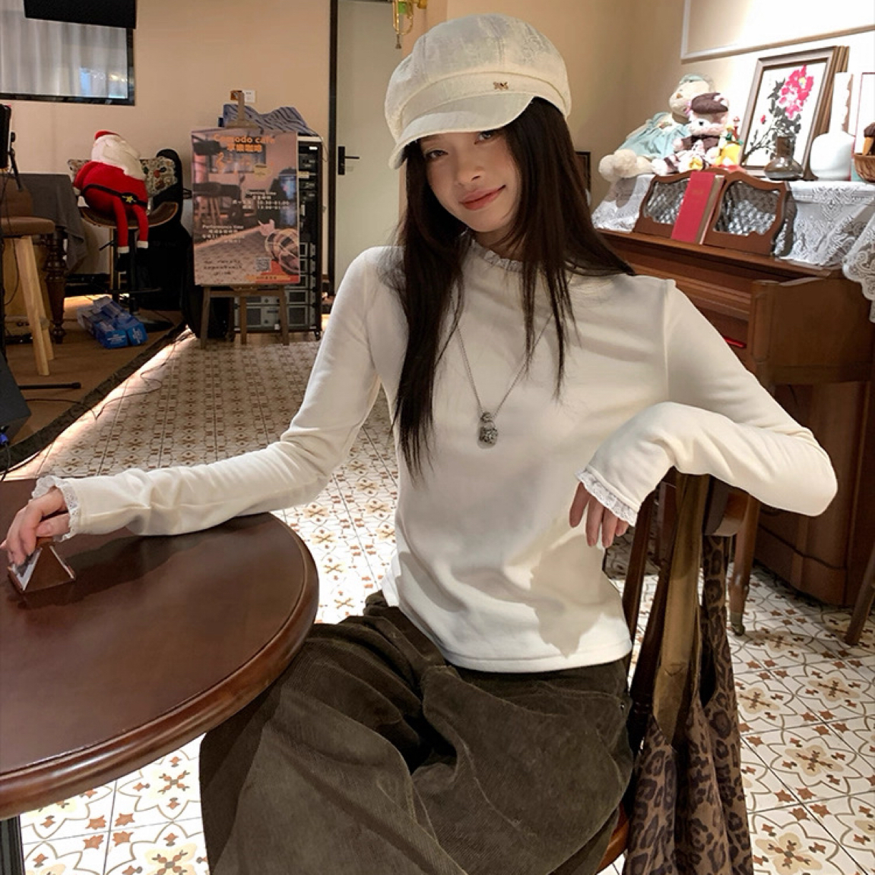 双面澳绒3色打底