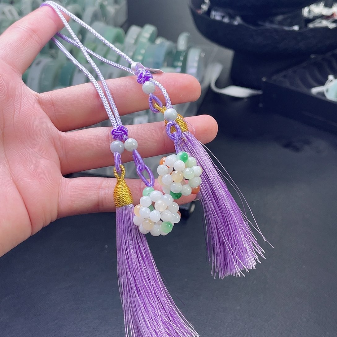 未镶嵌挂件翡翠多样性发一