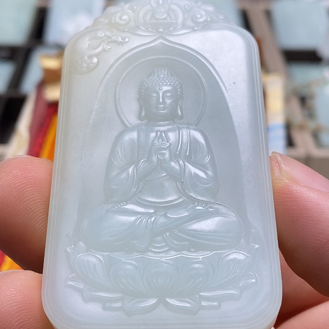 广***）未镶嵌和田玉挂件