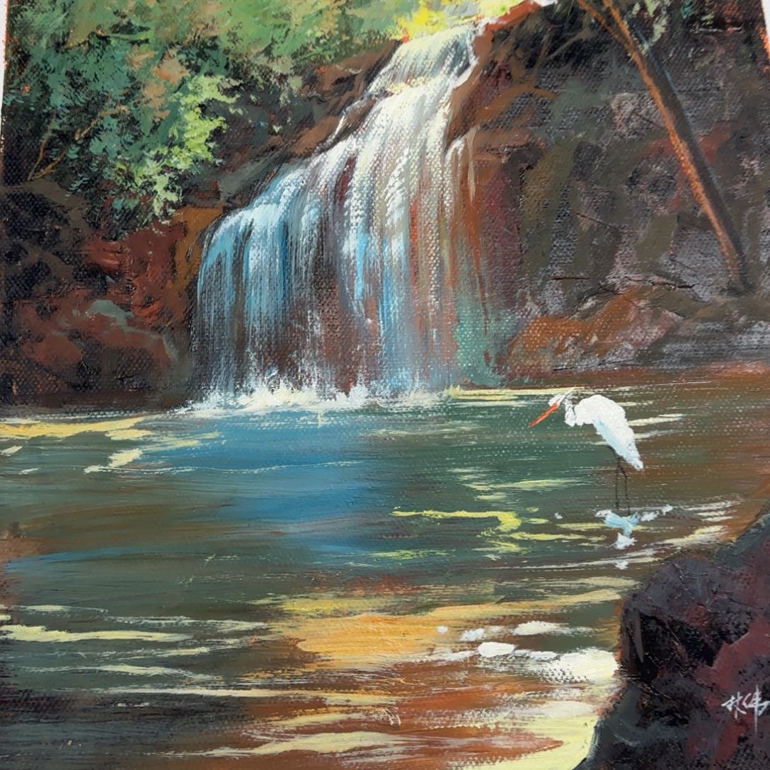 油画哈哈真的超级棒超级