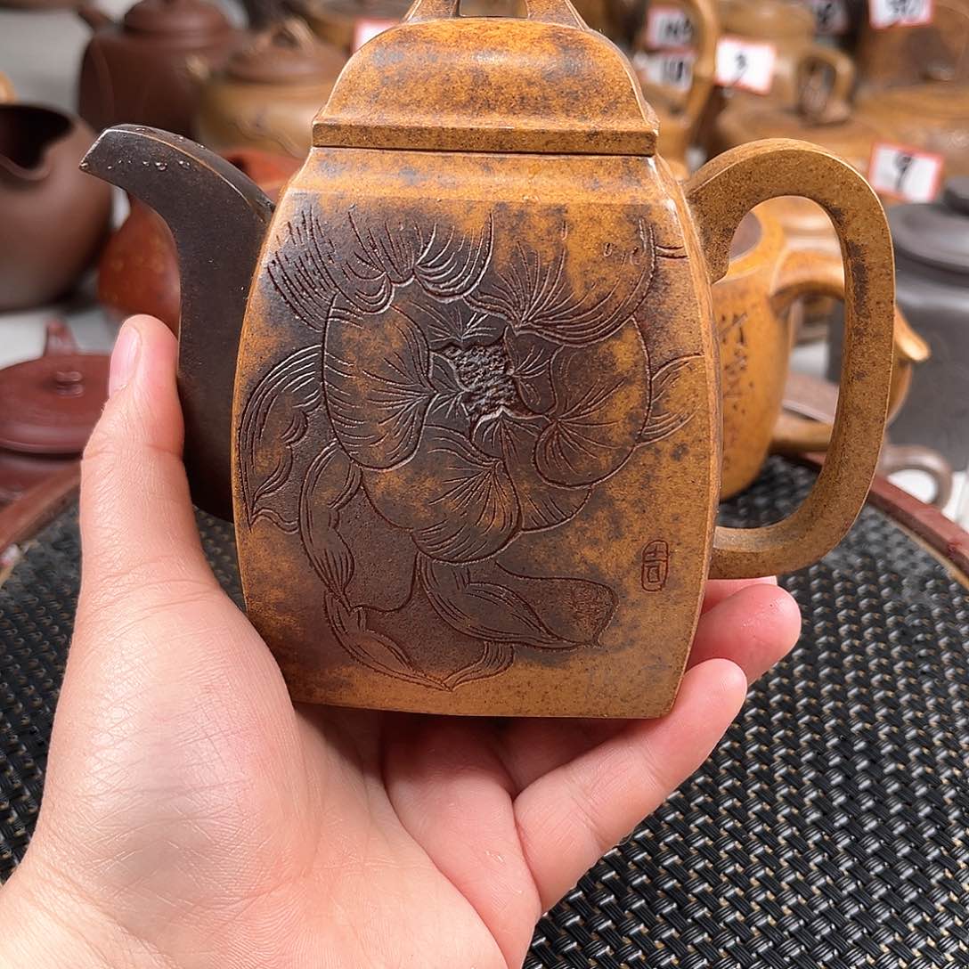 紫泥茶壶宜兴紫砂