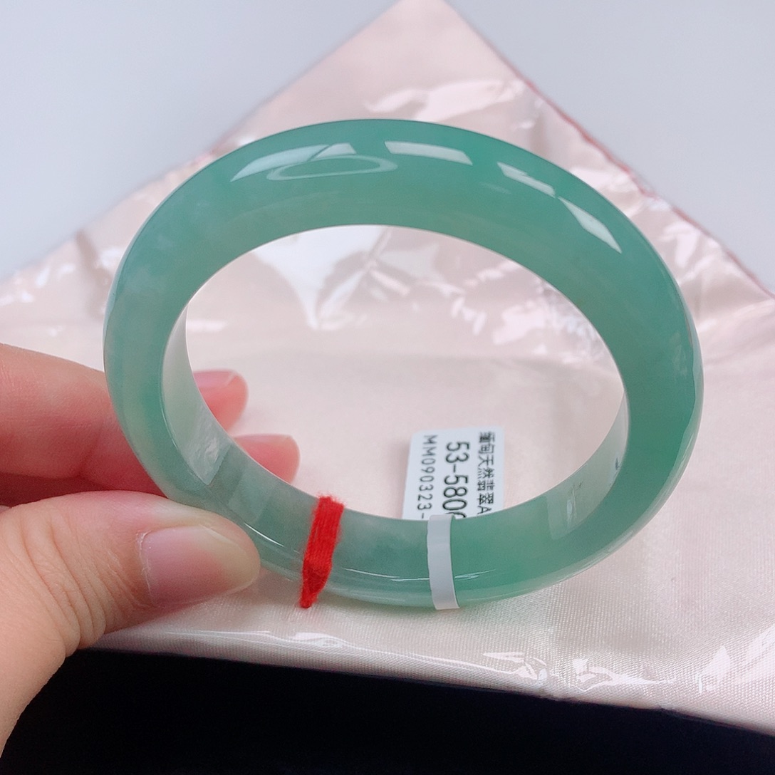 未镶嵌手镯翡翠夏*微54正圈