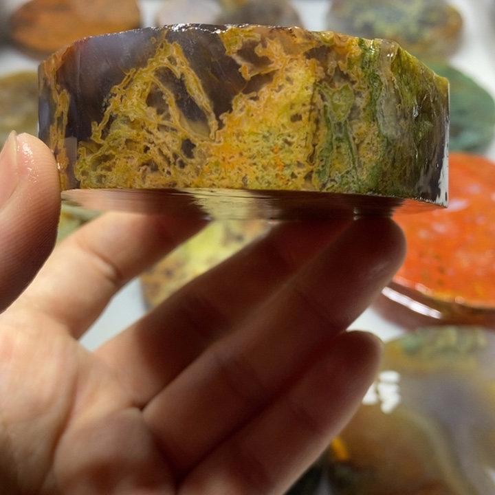 定制玛瑙随**便手镯定制57