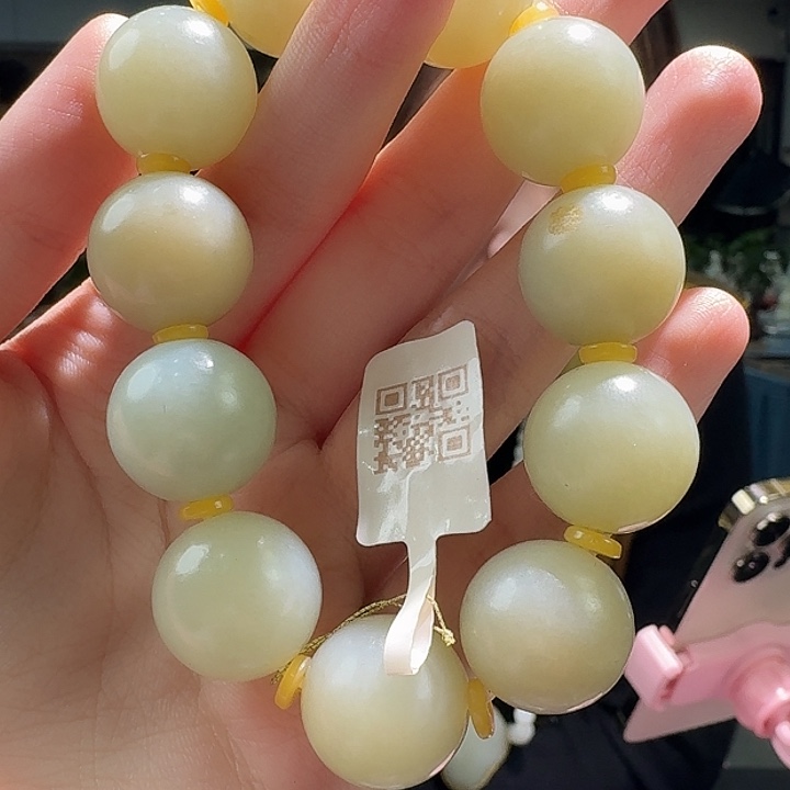 和田玉未镶嵌手串