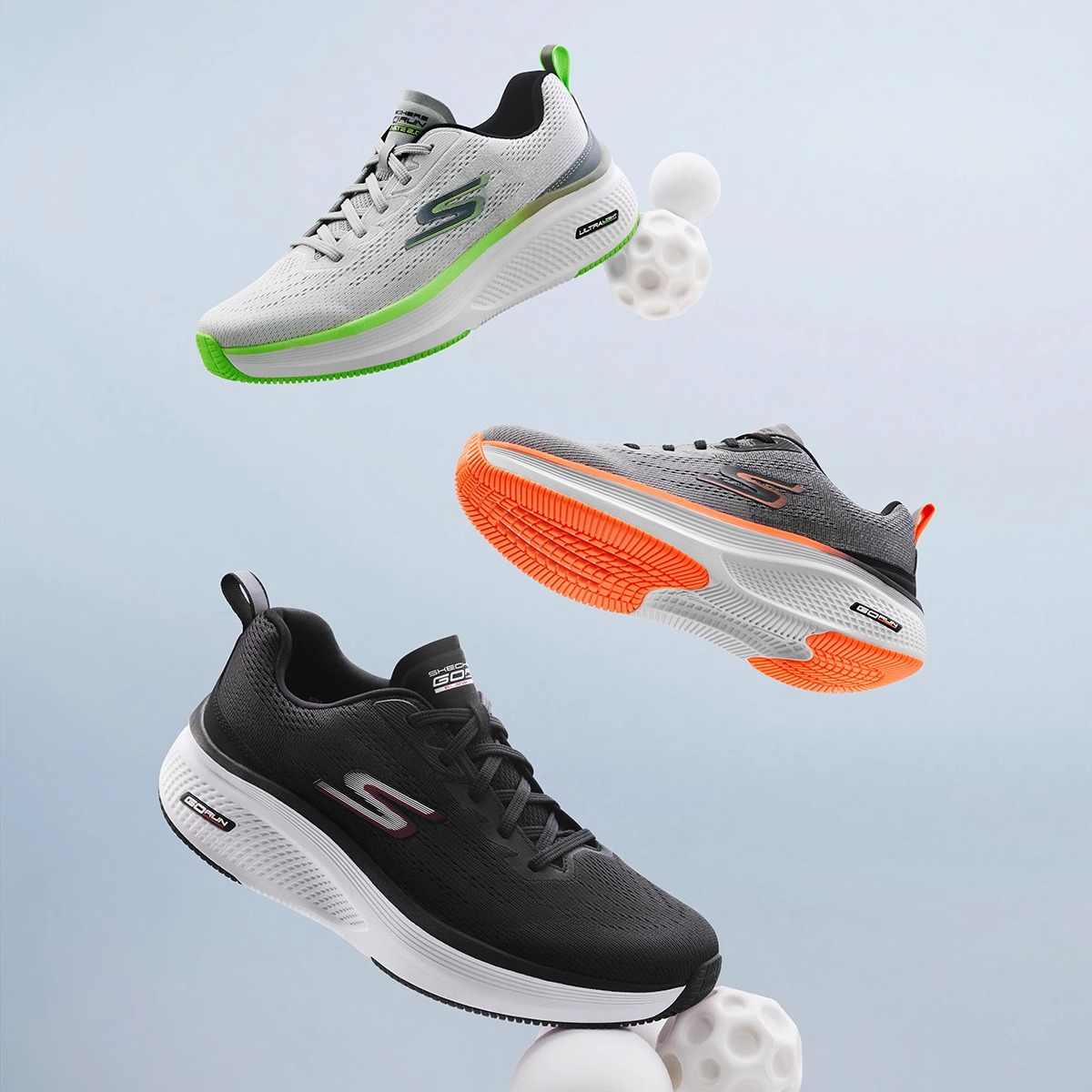 斯凯奇春夏季男轻质厚底休闲跑鞋舒适缓震时尚运动鞋跑步鞋220847