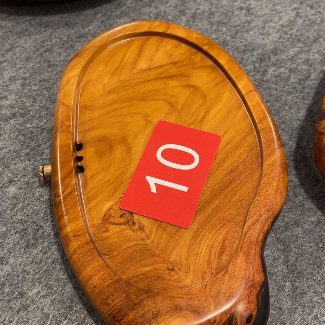 花梨木原木实木茶盘