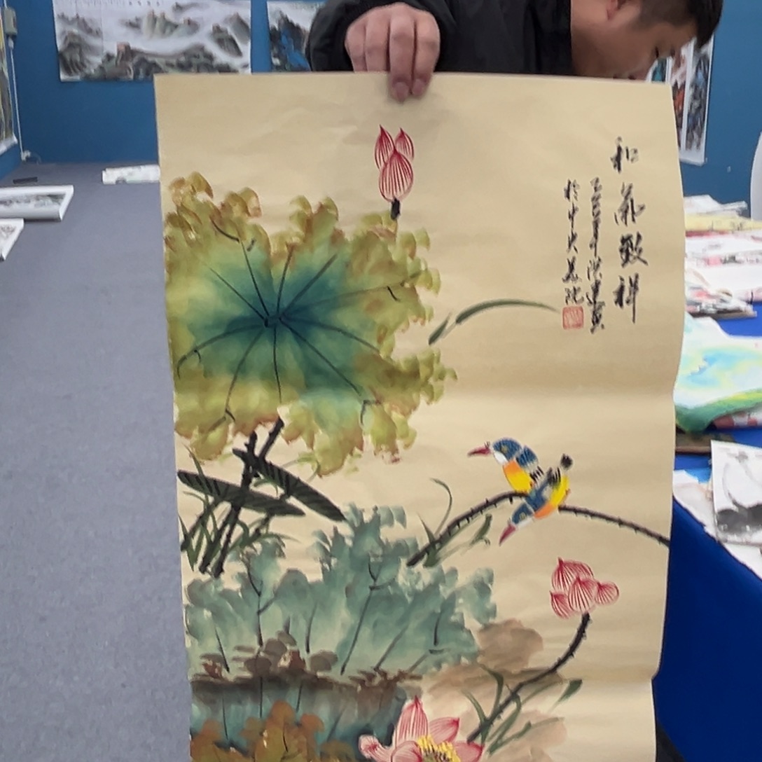 国画宣纸纯手绘字画