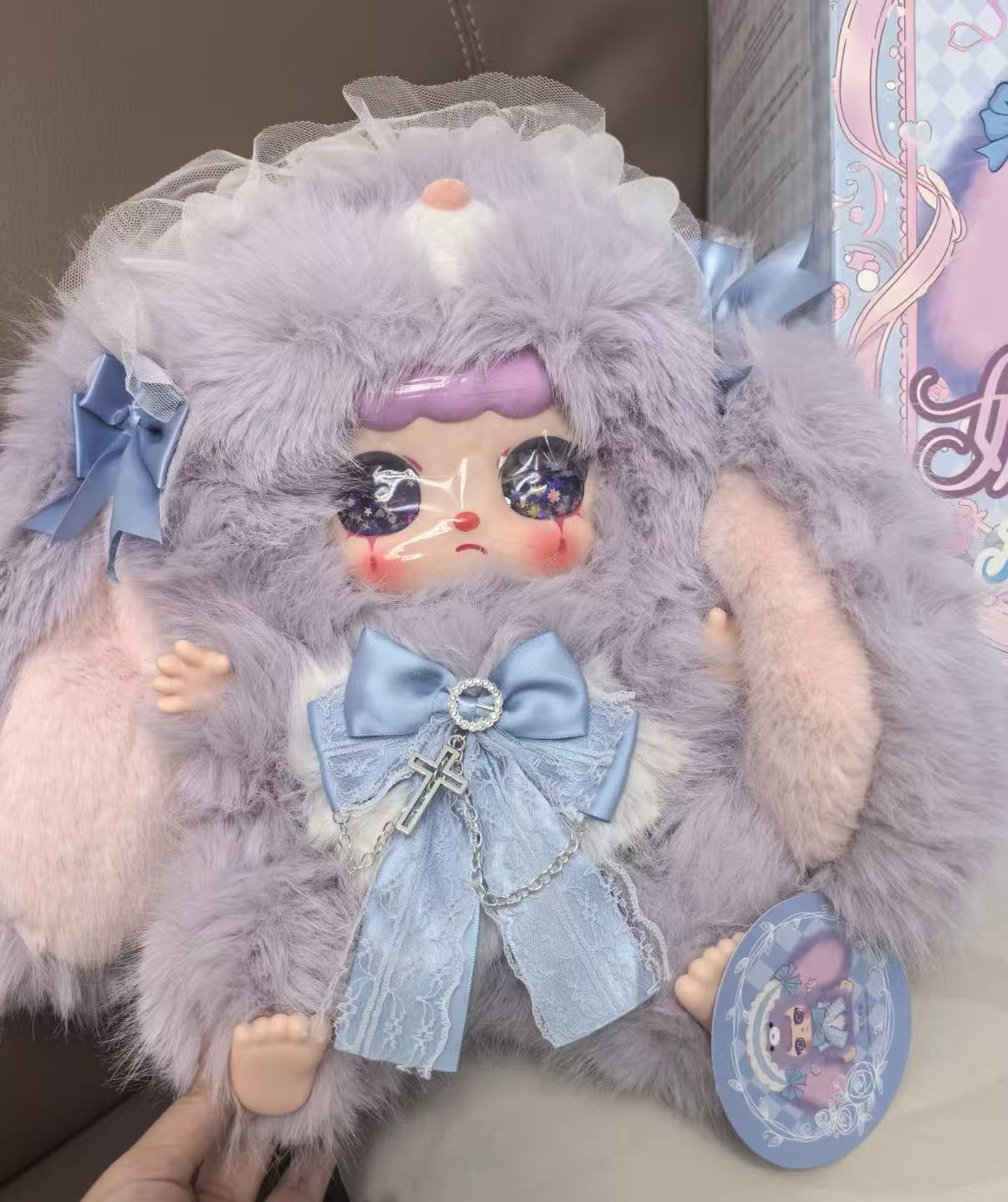 新品来袭 奶芙兔兔酱 H 可比豆 潮玩毛绒盲盒挂件公仔