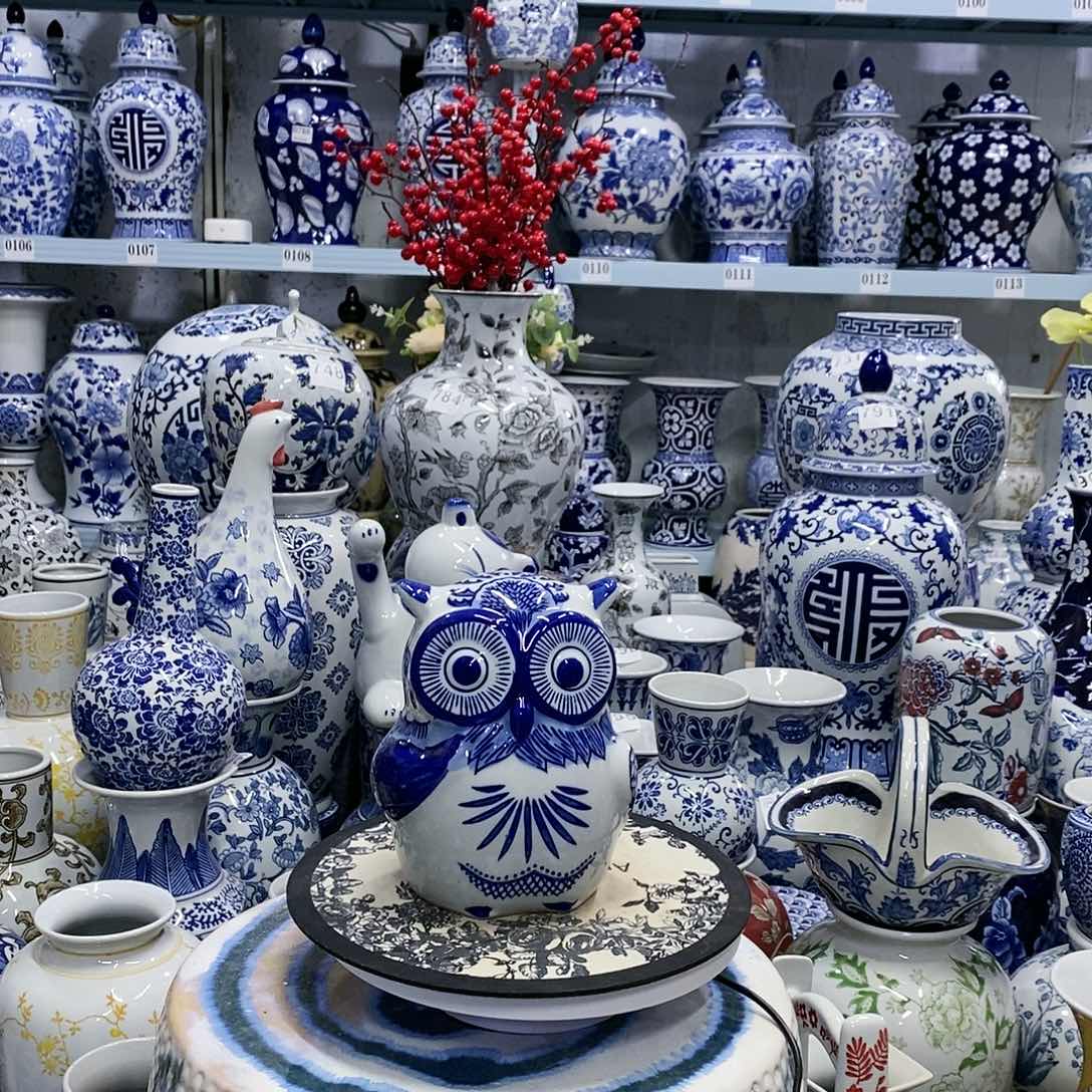 【闪购商品】摆件猫头鹰瓷器，15.13……………………