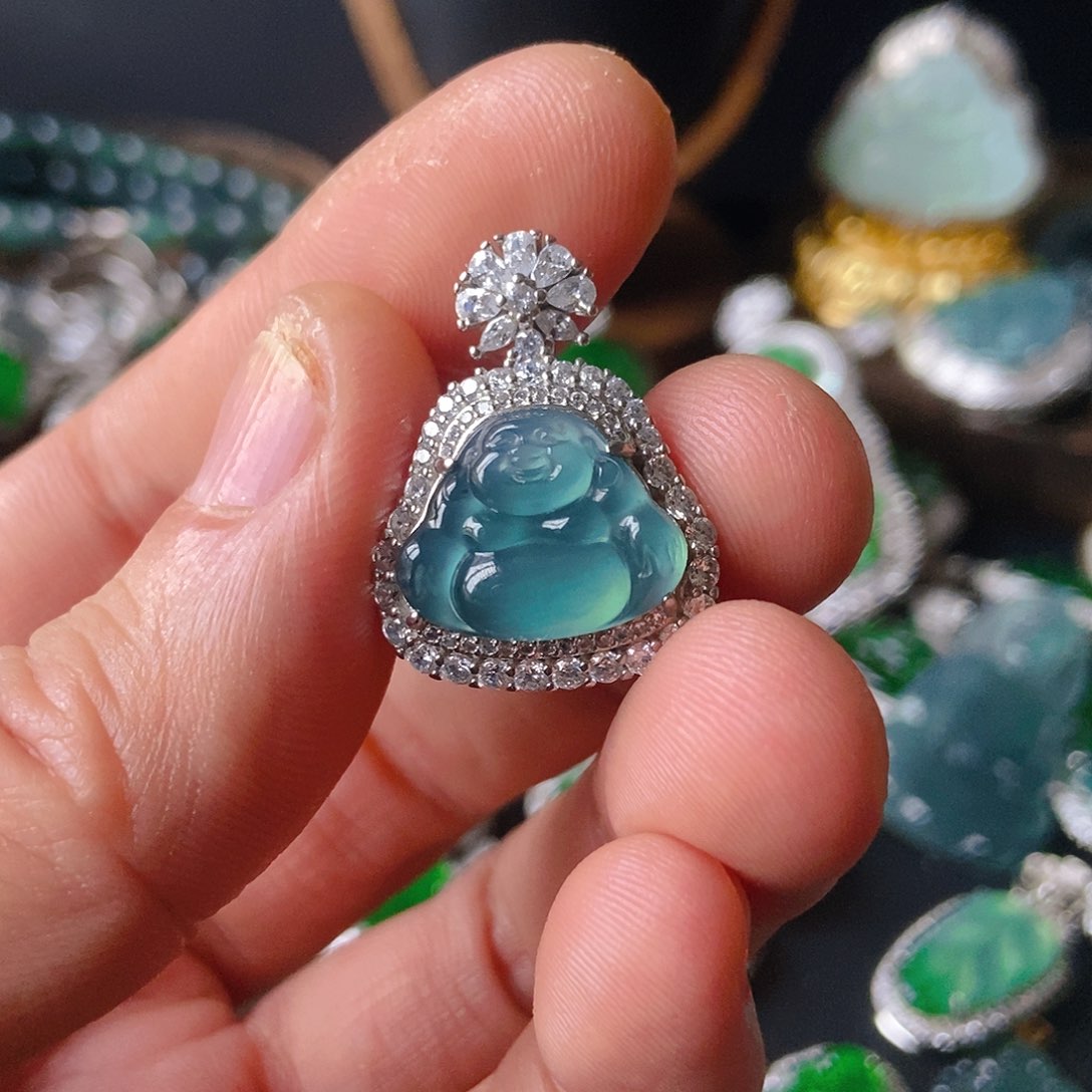 翡翠吊坠(不含链)未镶嵌011吊坠