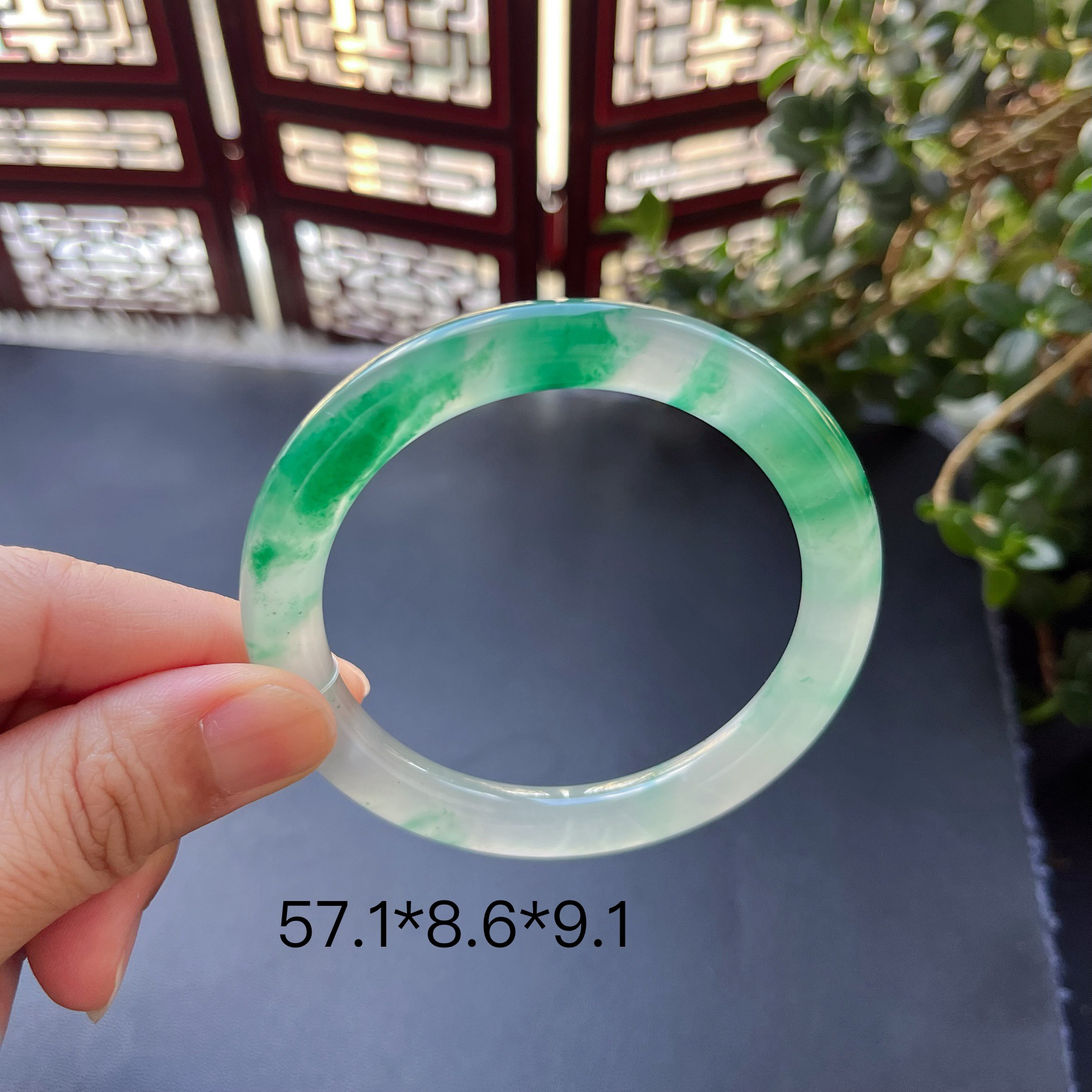 石英质玉 非洲翠 高品 半山水清风水月