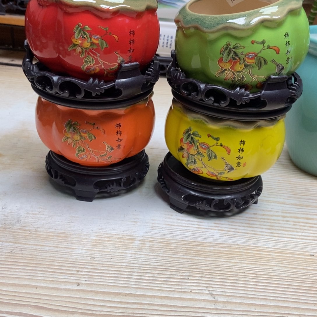 瓷片陶瓷花盆陶瓷艺术