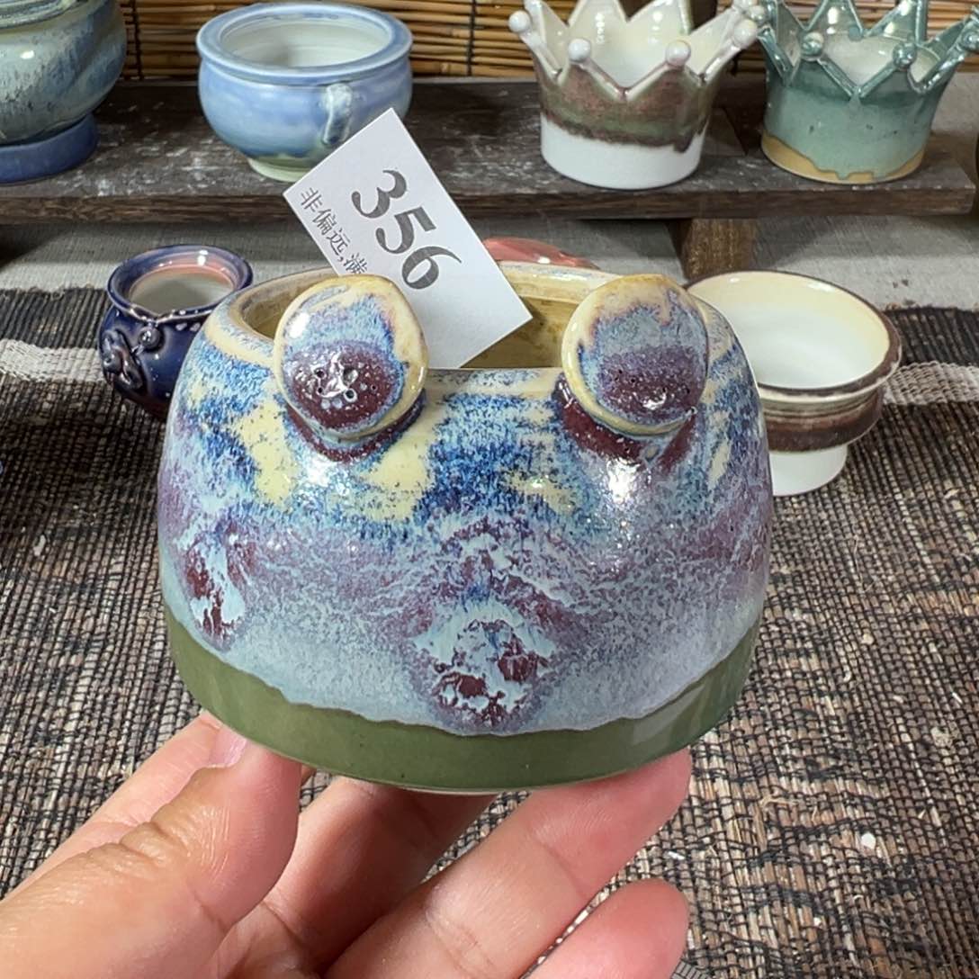 红陶景德镇手工花盆