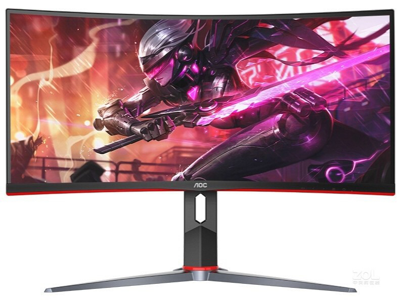 95新 AOC 30寸 2k200hz 看股市电影升降显示器