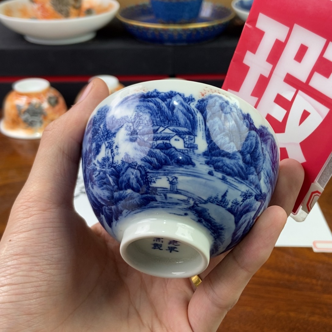 杯景德镇手绘陶瓷艺术