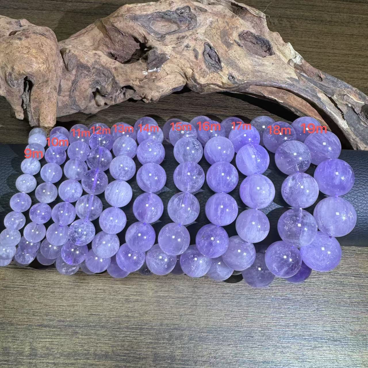 【云上水晶】Z389 拉丝种子紫水晶克鲁兹手串 多样性发其一