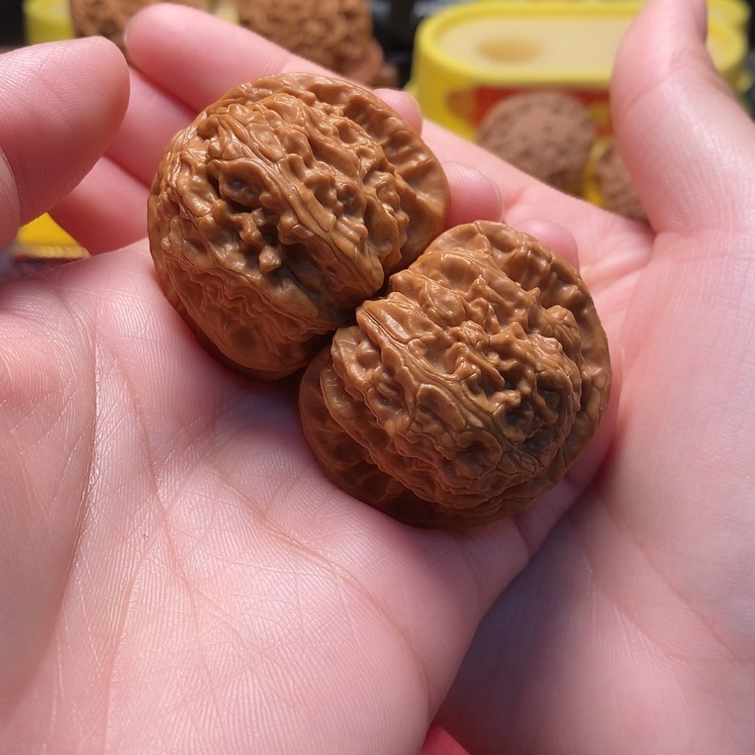 文玩核桃把件忆*南白狮子