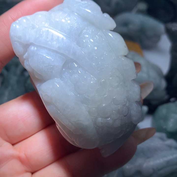 翡翠未镶嵌颈饰保真天然A货翡翠