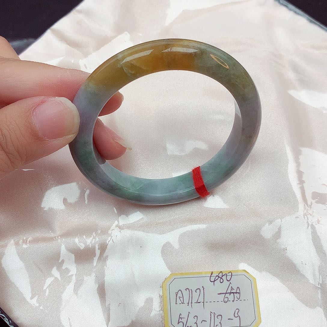 翡翠手镯未镶嵌天然缅甸翡翠A货