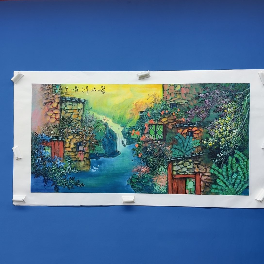 国画多次参加国内外