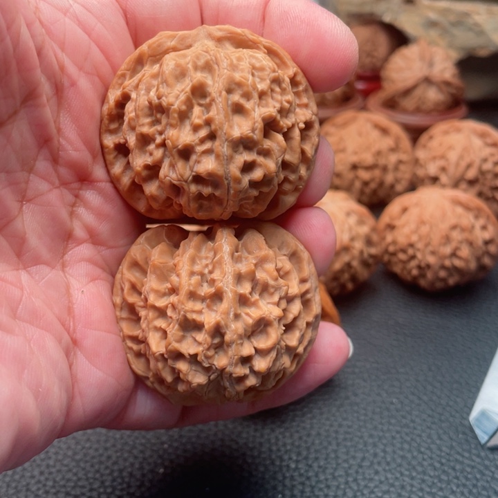 文玩核桃把件44全品苹果园