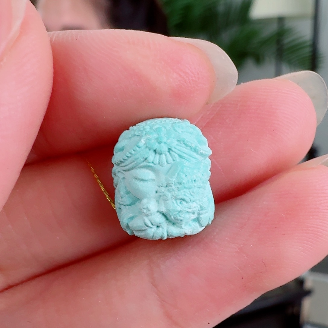 未镶嵌绿松石珠宝奇石