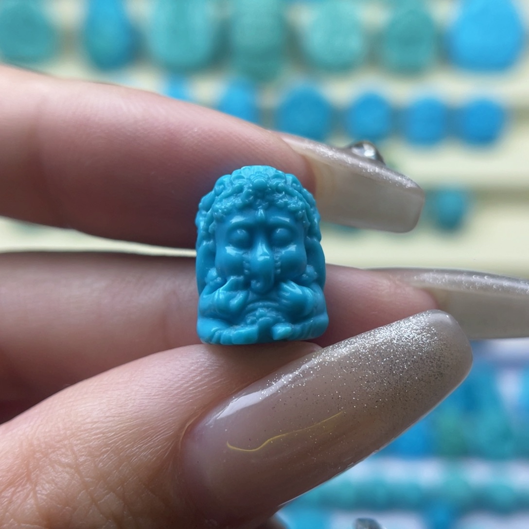 绿松石象宝宝未镶嵌