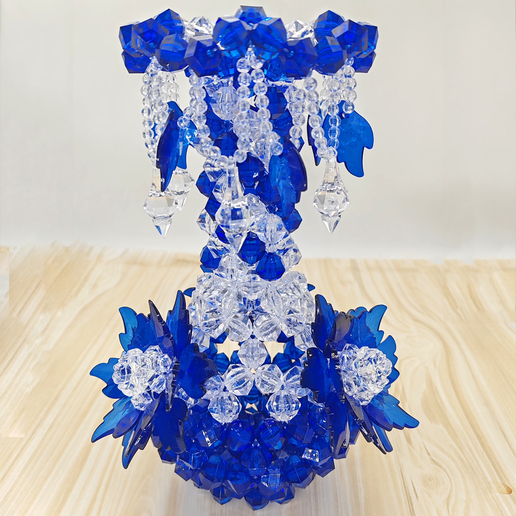 手工串珠吊坠花瓶家居装饰摆件成品穿珠材料包欧式玄关创意摆设