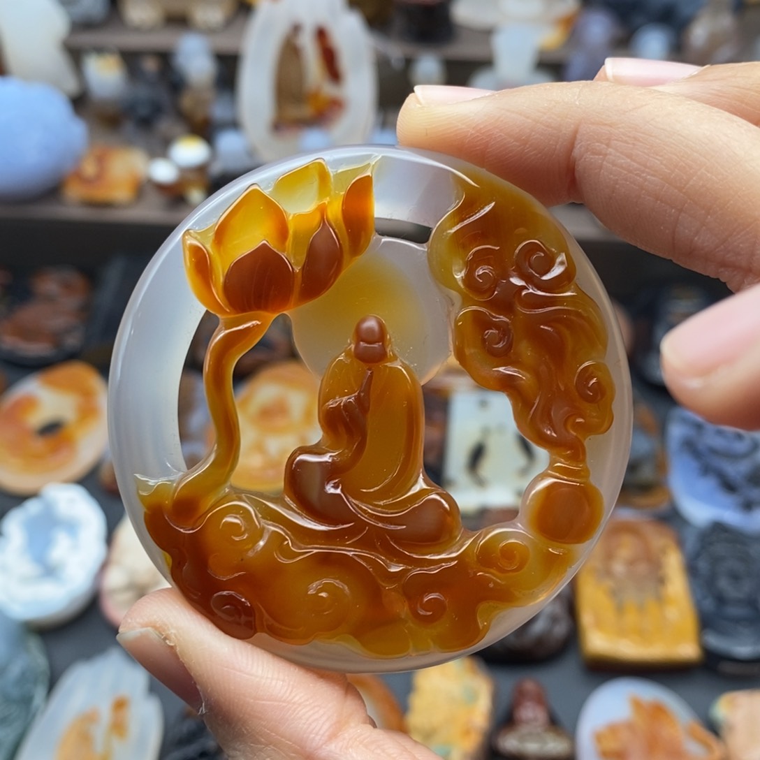 未镶嵌吊坠(不含链)玛瑙/玉髓