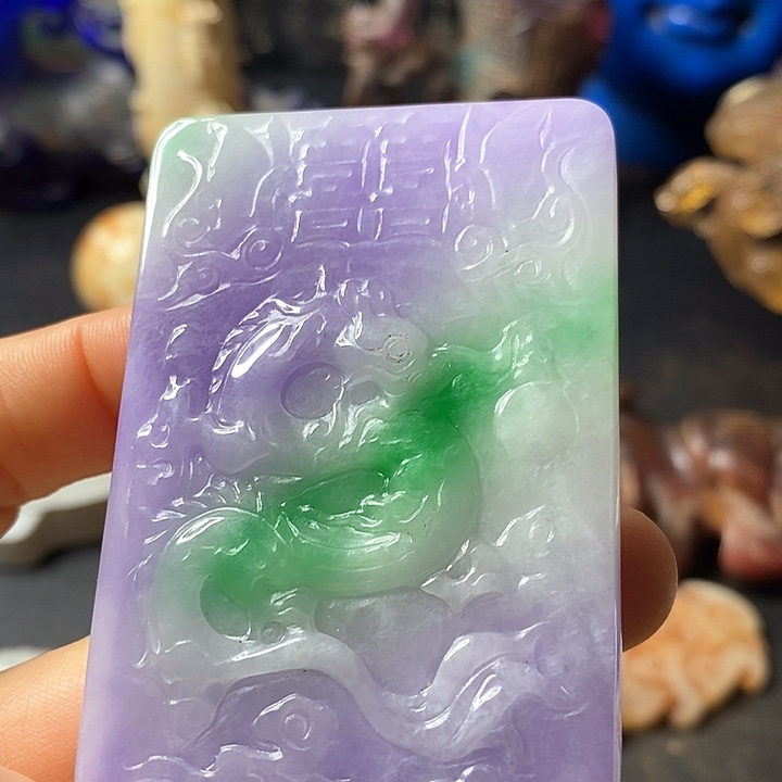 吊坠白玉菩提点*斋吊坠