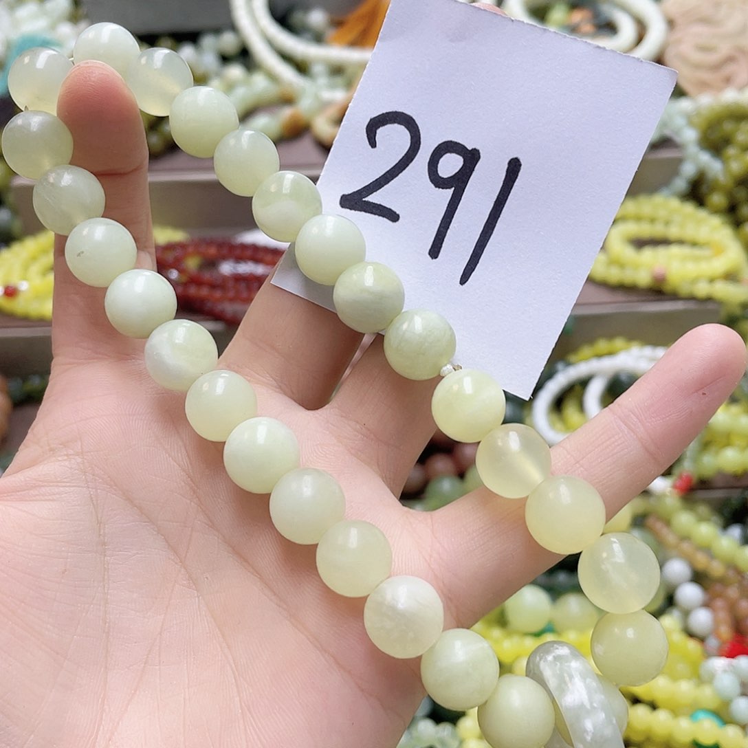 未镶嵌蛇纹石玉手链