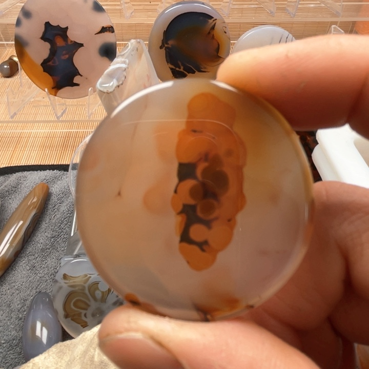 玛瑙/玉髓吊坠(不含链)未镶嵌