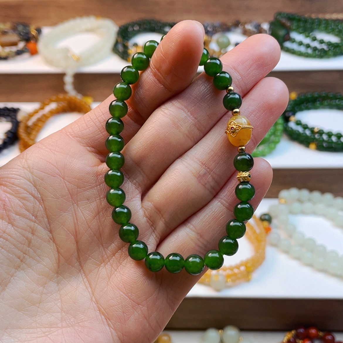 【闪购商品】和田玉手串未镶嵌