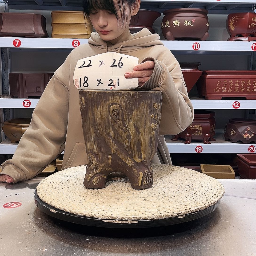 紫砂花盆紫砂花盆