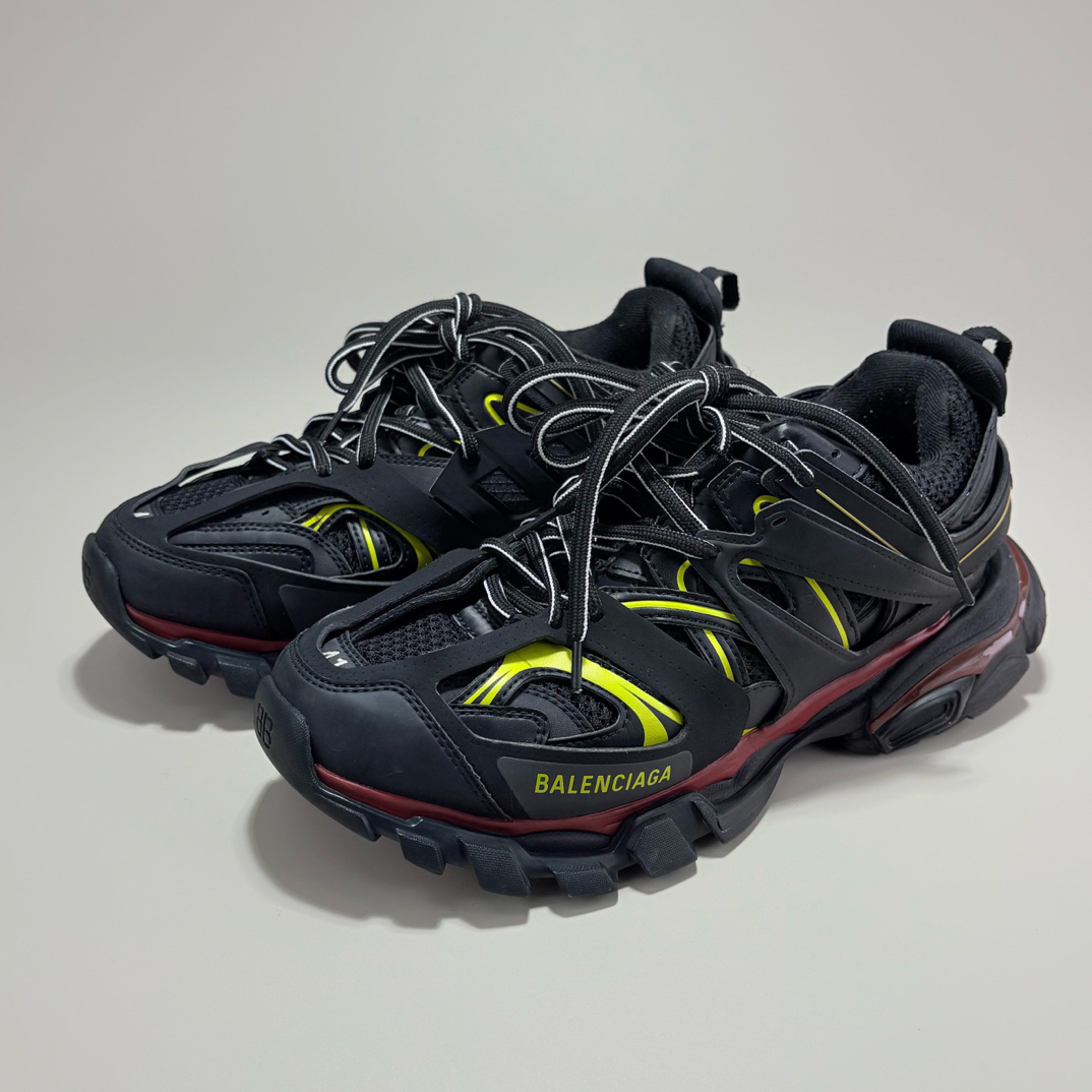 95新 Balenciaga/巴黎世家 巴黎世家TRACK黑黄红老爹鞋41码13950
