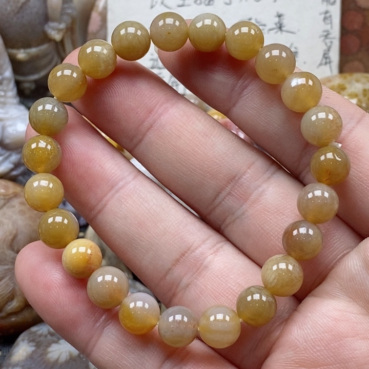 硅化珊瑚（珊瑚玉）颈饰未镶嵌