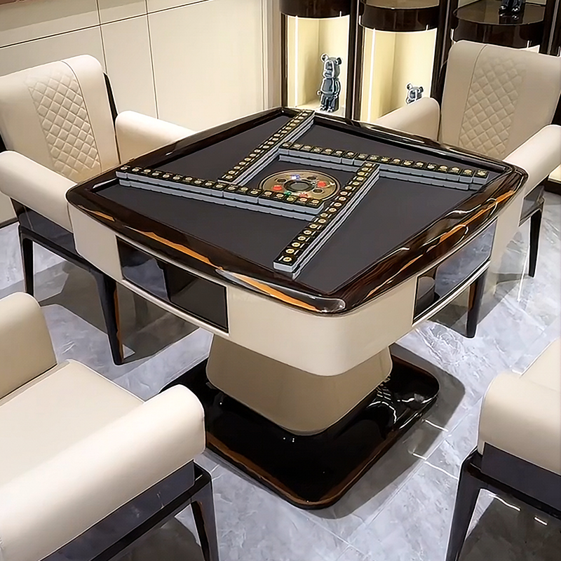正品全自动麻将机豪宅别墅大平层轻奢麻将桌高端家用棋牌桌雀牌友