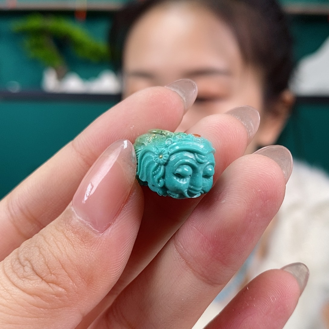绿松石珠宝奇石未镶嵌