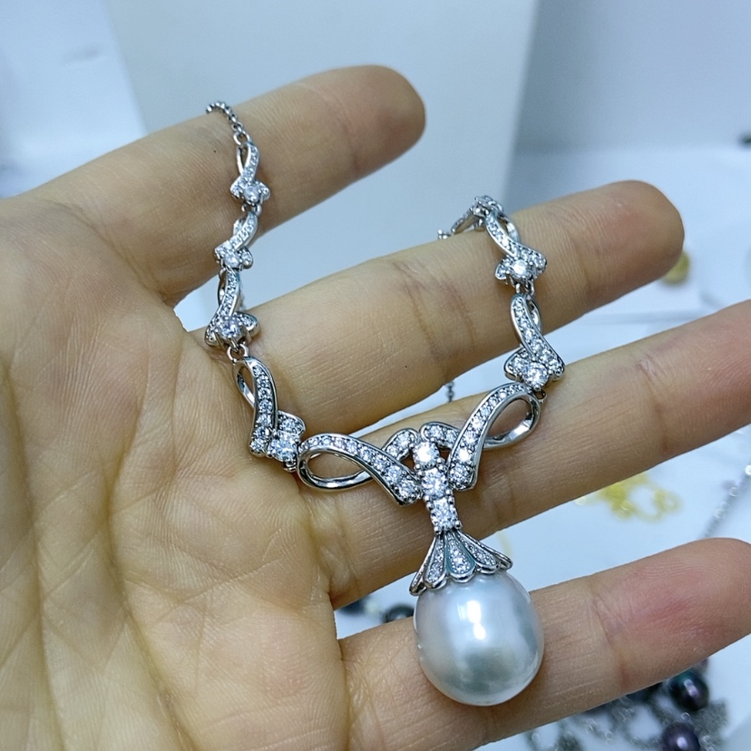 【闪购商品】海水珍珠颈饰银S925镶嵌s***e