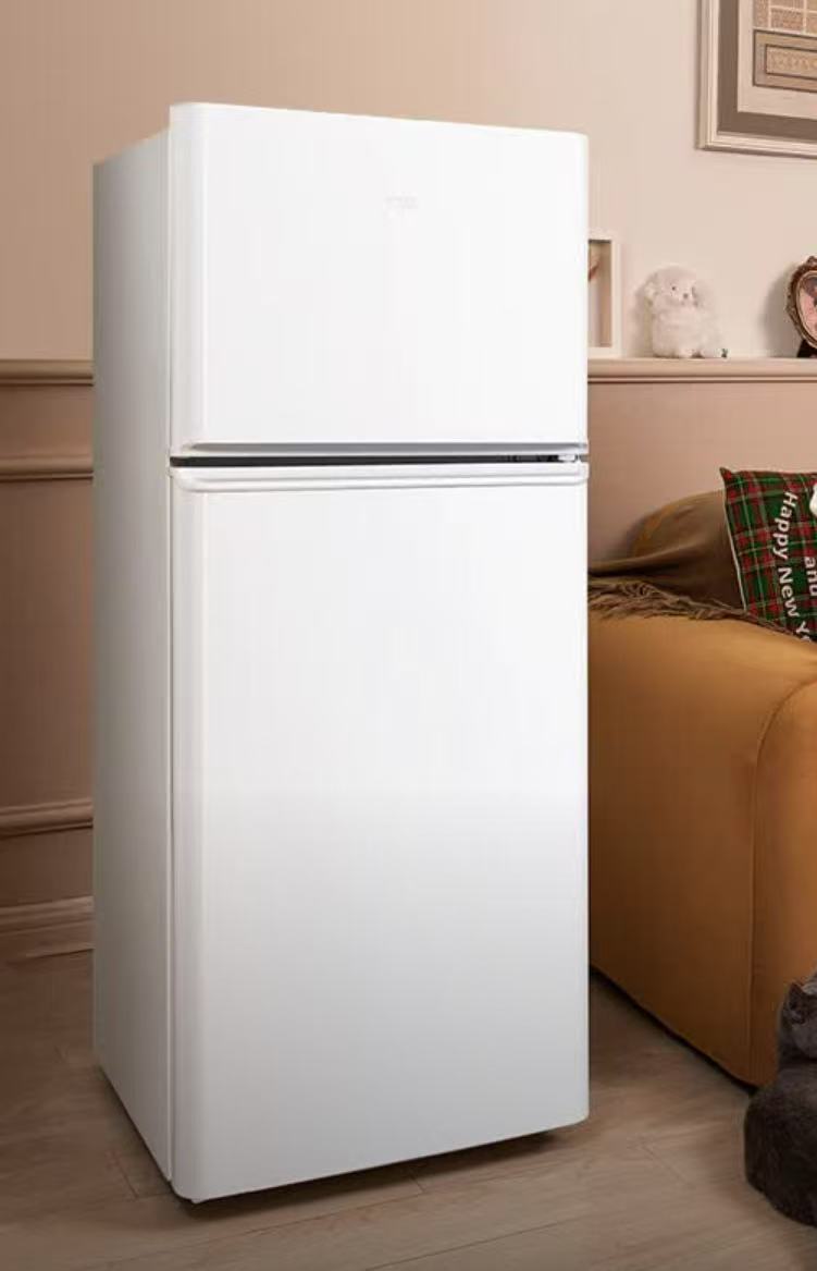 双门白色节能低音宿舍租房小型厨房家用冰箱非烹饪用具