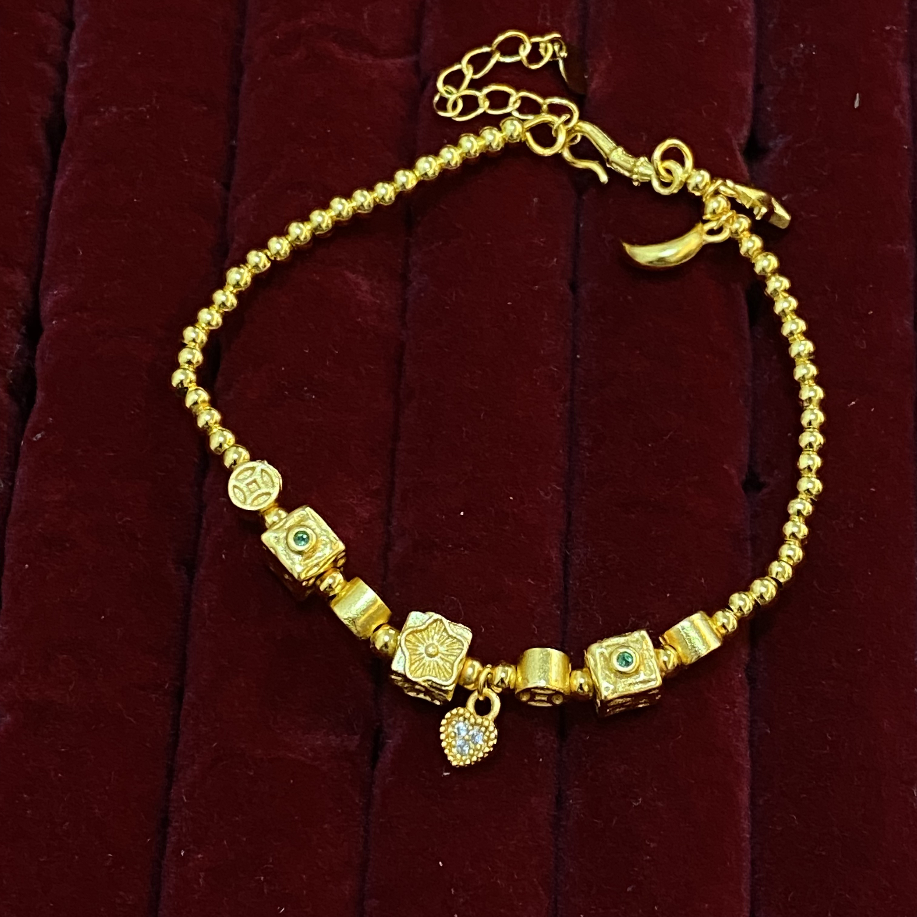 铜合金锆石手链 iLaruN新款金色手链