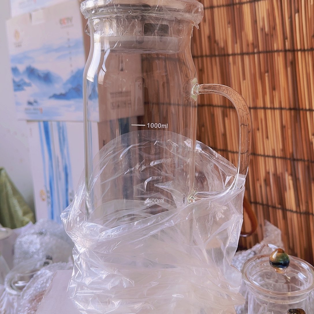 高硼硅玻璃茶水分离款瑕疵高筒