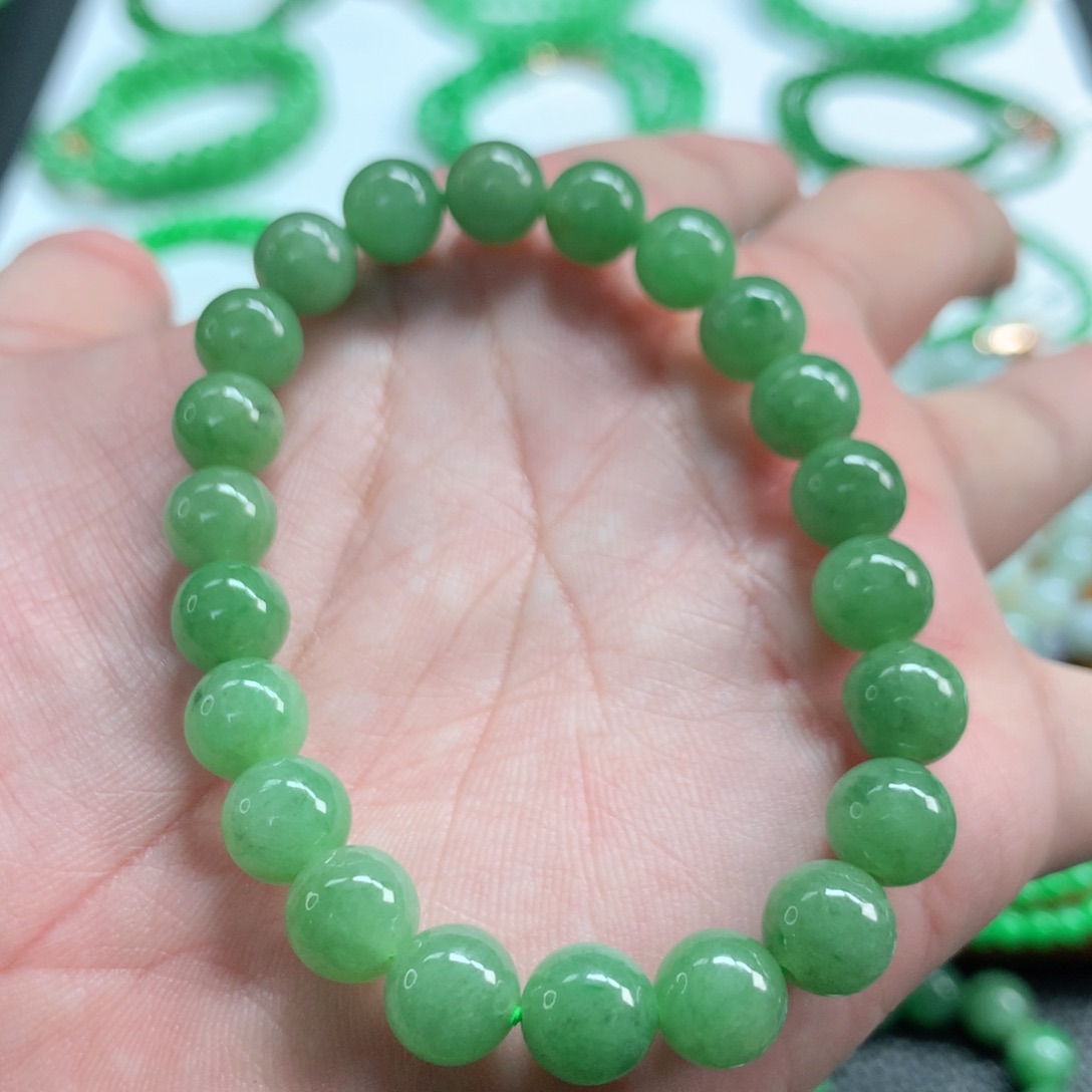 翡翠未镶嵌手链翡翠