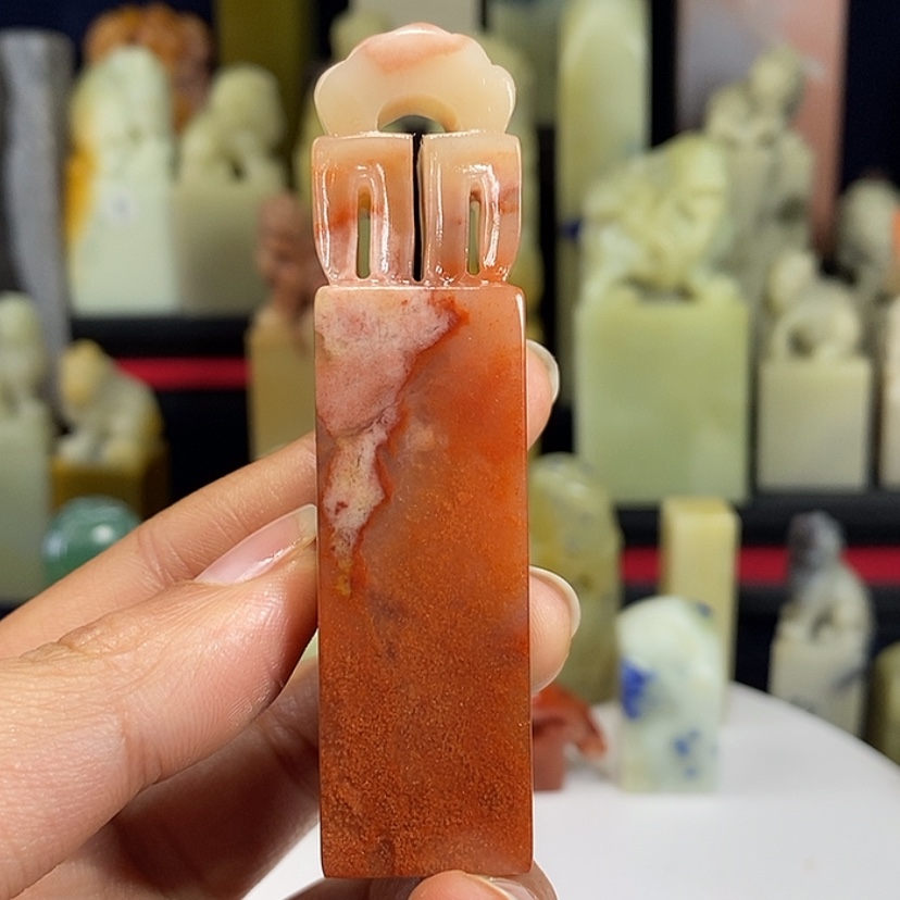 【闪购商品】青田石印石老挝石。       