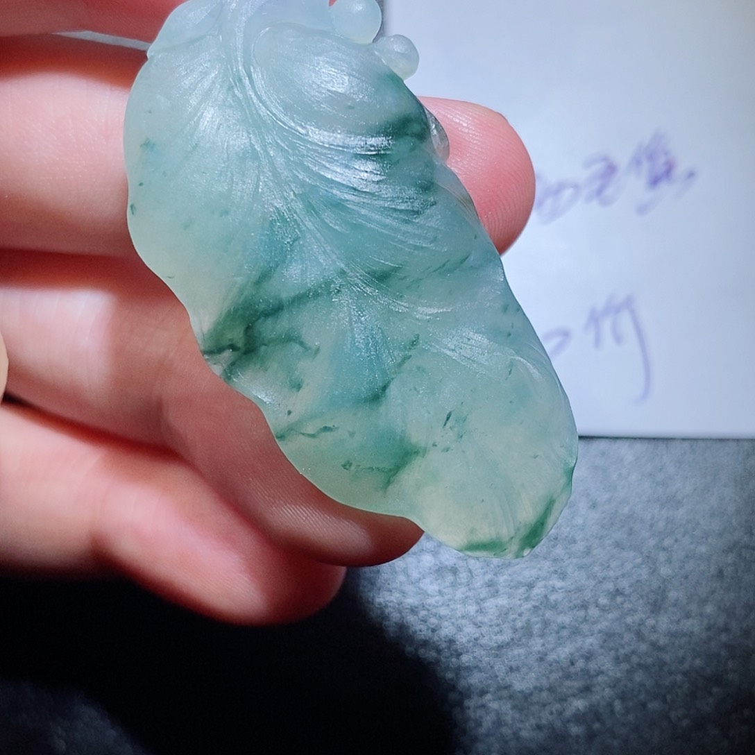 定制翡翠未镶嵌毛货付款后联系客服抛光