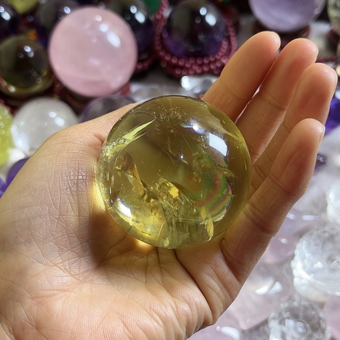【闪购商品】水晶摆件球未镶嵌