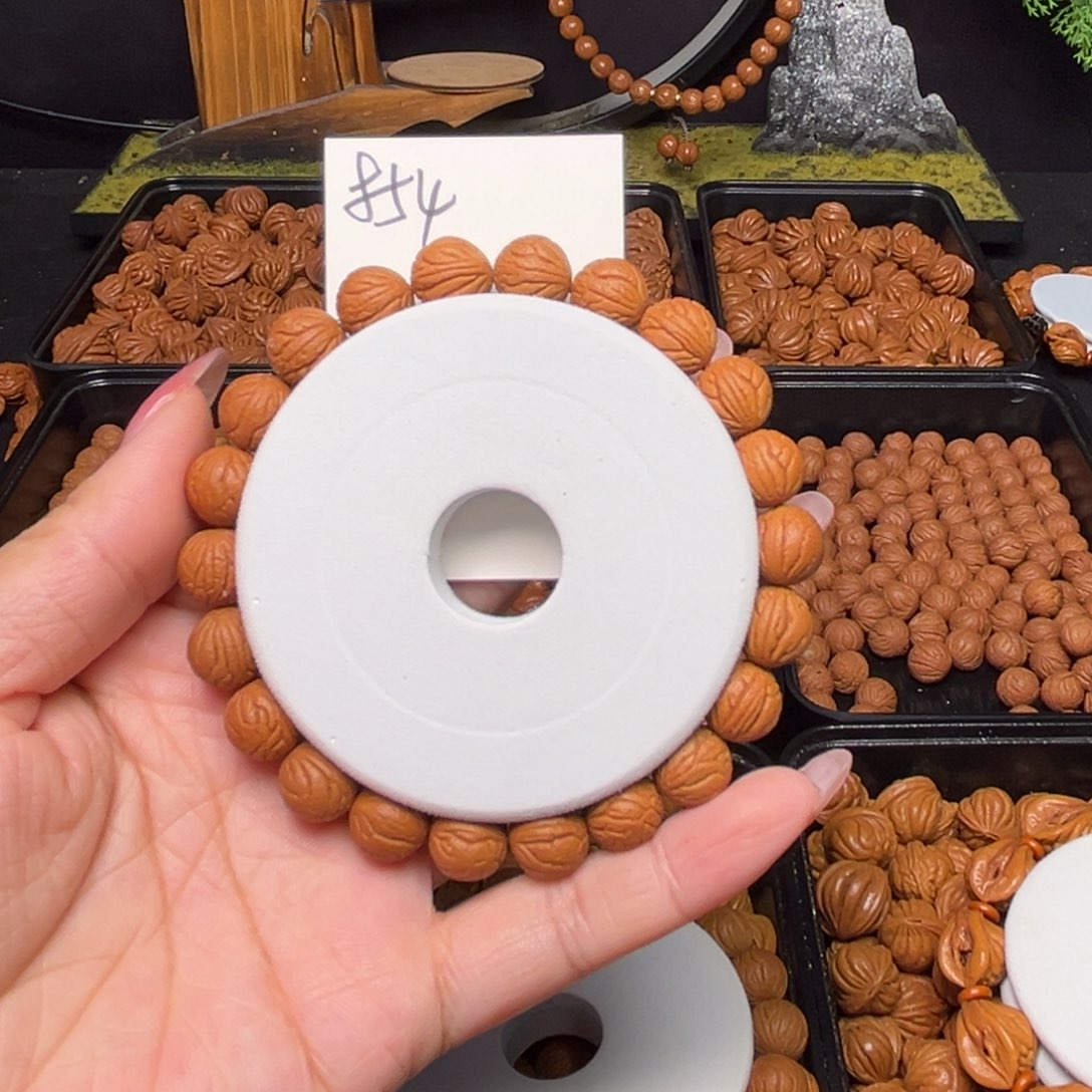 桃核手串玉玲珑10精品