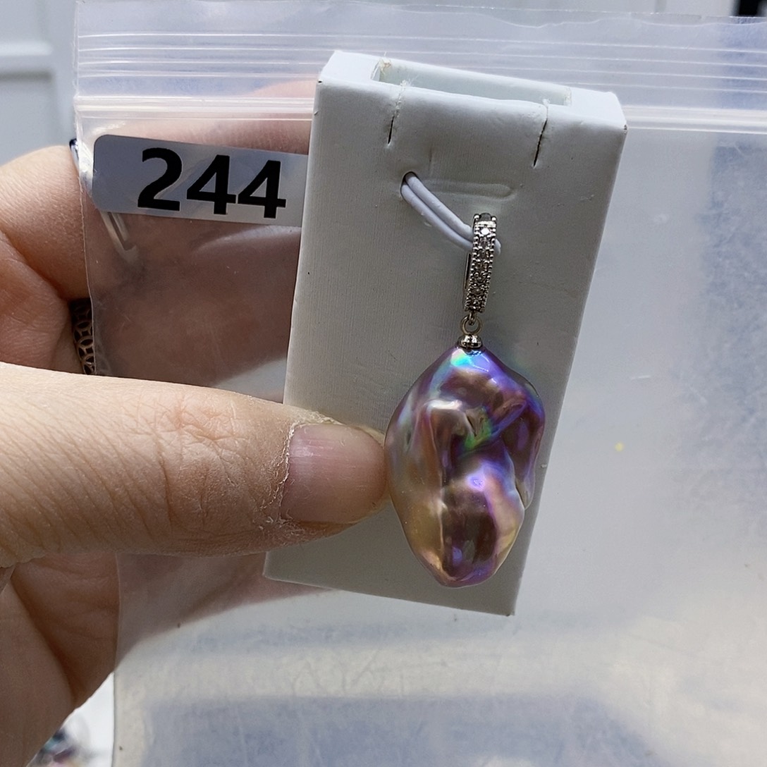 颈饰合金淡水珍珠